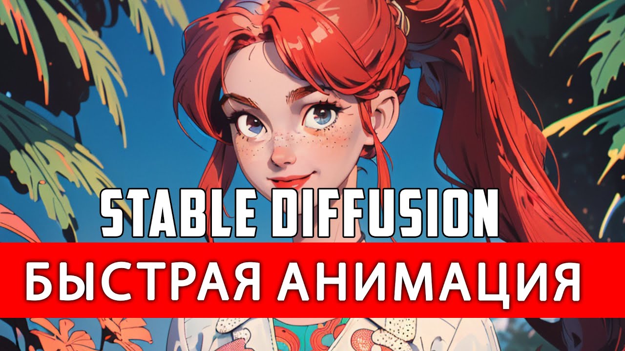 Как создать быструю AI анимацию в Stable Diffusion