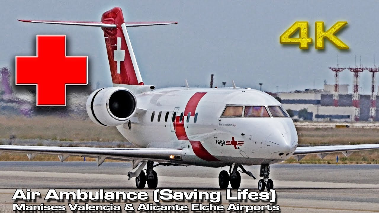 Saving Lifes [4K] (Air Ambulance) Valencia & Alicante Airports