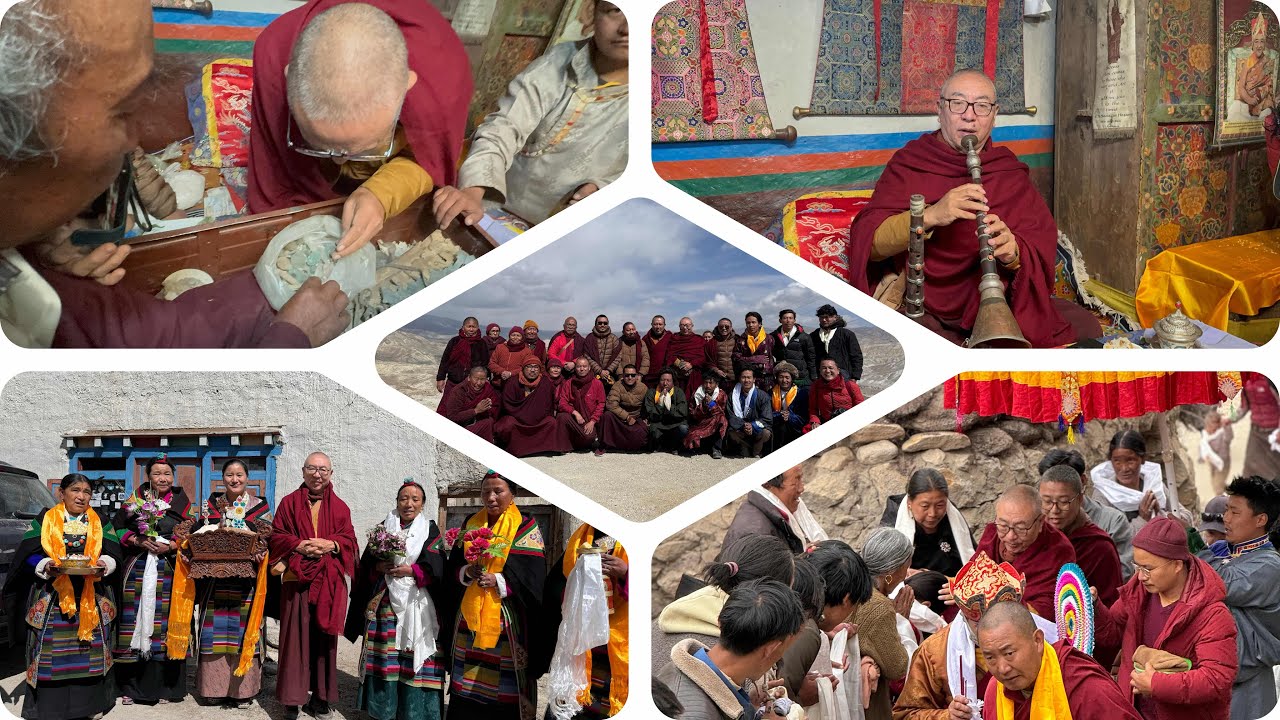 Ven Shangpa Rinpochen visiting (marang, thinkar & phowa village) @dordajcmvlogs @Dhandu8