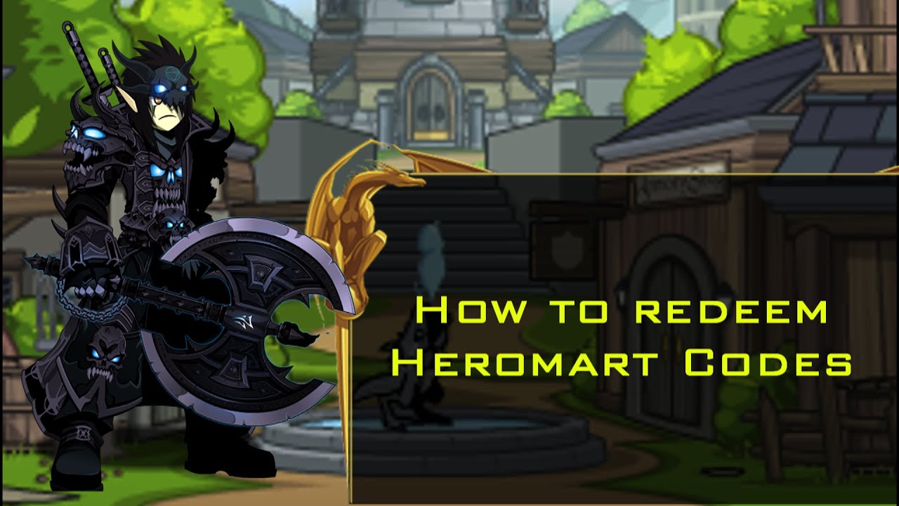 =AQW= How to redeem Heromart Codes!