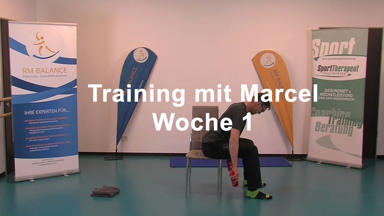 Training mit Marcel, Woche 1 - Sitzmöbel sind auch Trainingsgerät