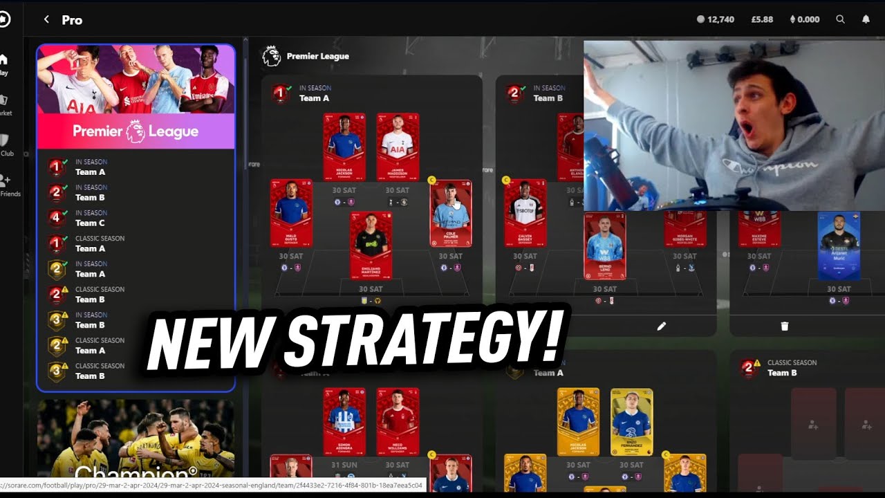My NEW Strategy for Gameweek 463, HOW I WIN EVERYTHING?  #SORARE