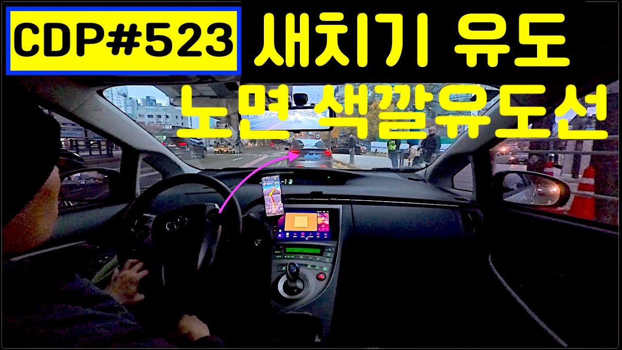 lyun의 Car Driving Point 523. 부동액 규격 주의, 막힌 복선 진입 위반, 고가  영향 차로 선분리, 다방향 차로 주의, 새치기 유도-노면 색깔유도선