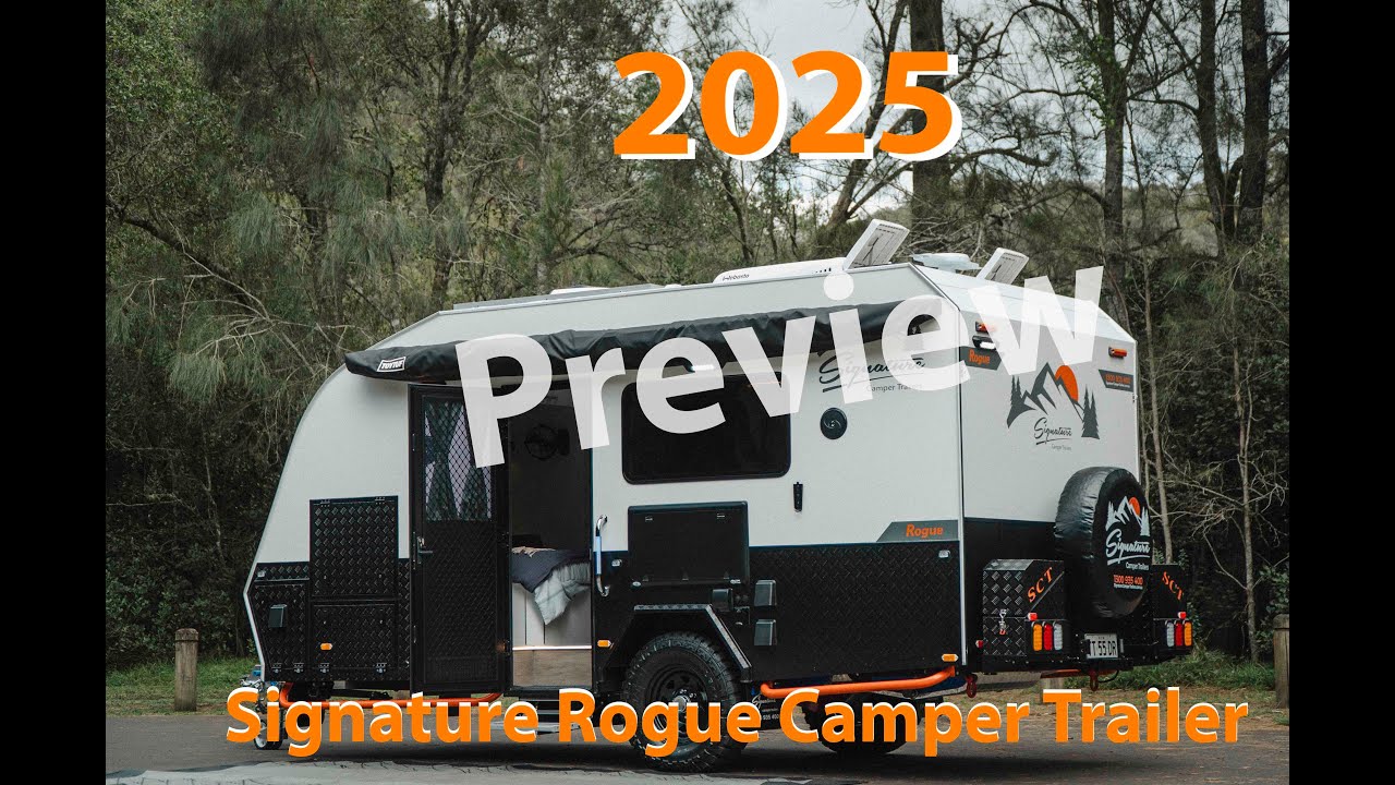 Full walk around of the new Rogue Camper Trailer from Signature