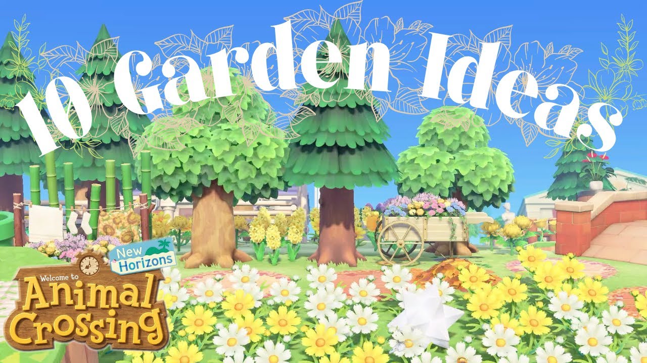 10 идей для сада // Animal Crossing New Horizons
