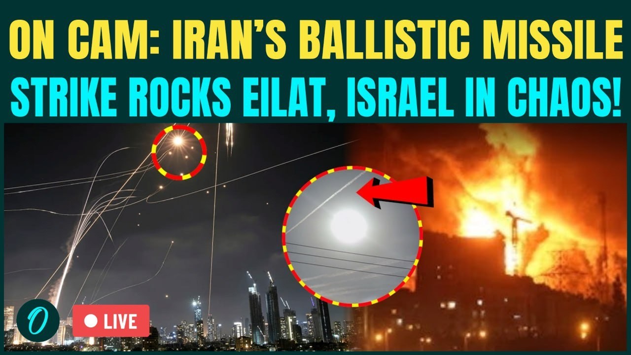 Israel-Iran War LIVE: Iran Launches MISSILE Barrage On Israel; Eilat Shaken By Powerful EXPLOSION!