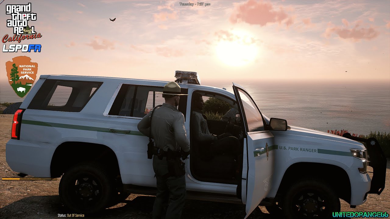 GTA V - LSPDFR 0.4.9🚔 - LA Revo - NPS - Park Ranger - Injured Hiker | Pursuit Shots Fired - 4K