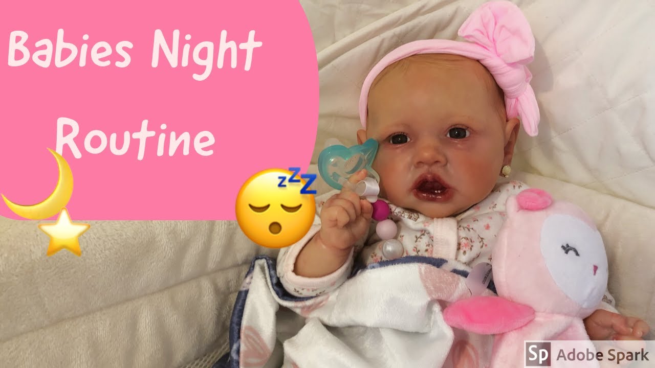 Baby's Night Routine | Reborn Baby Saskia Roleplay! Feeding, Playing, And Changing