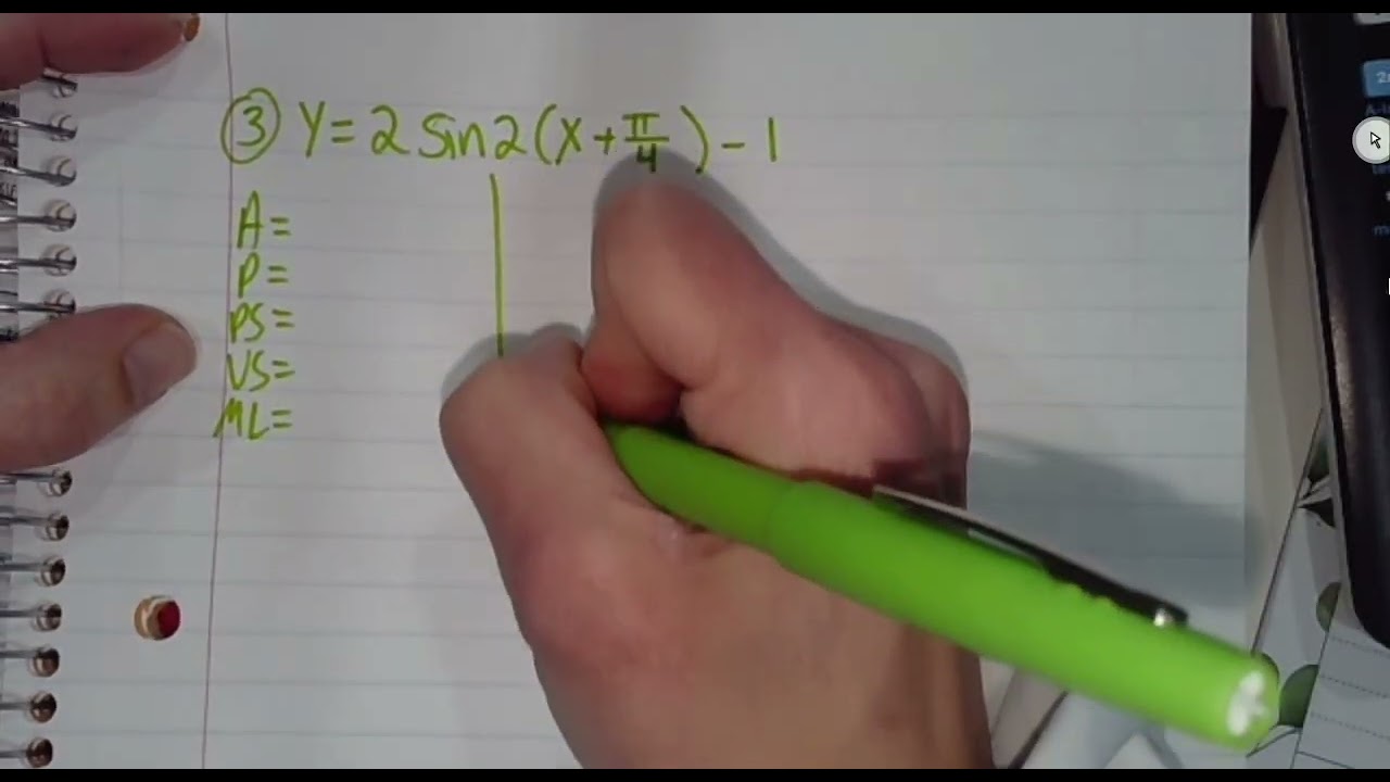 Advanced Math - Graphing the Sin Function for Tuesday