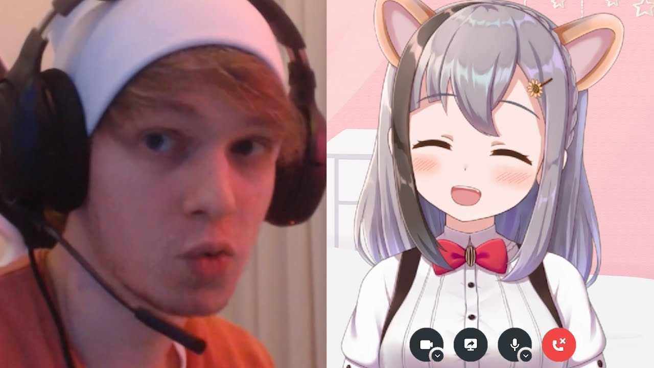 Conversando com uma youtuber virtual japonesa