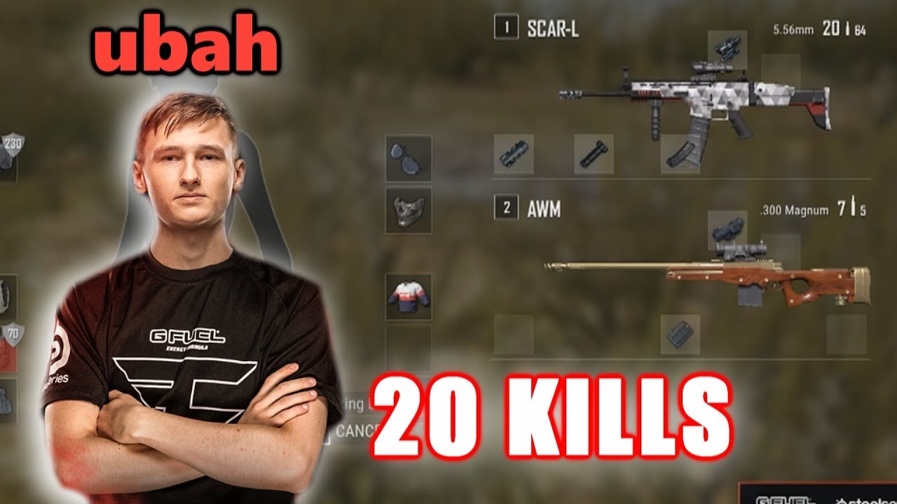 Faze ubah - 20 KILLS - SCAR+AWM - SOLO - PUBG