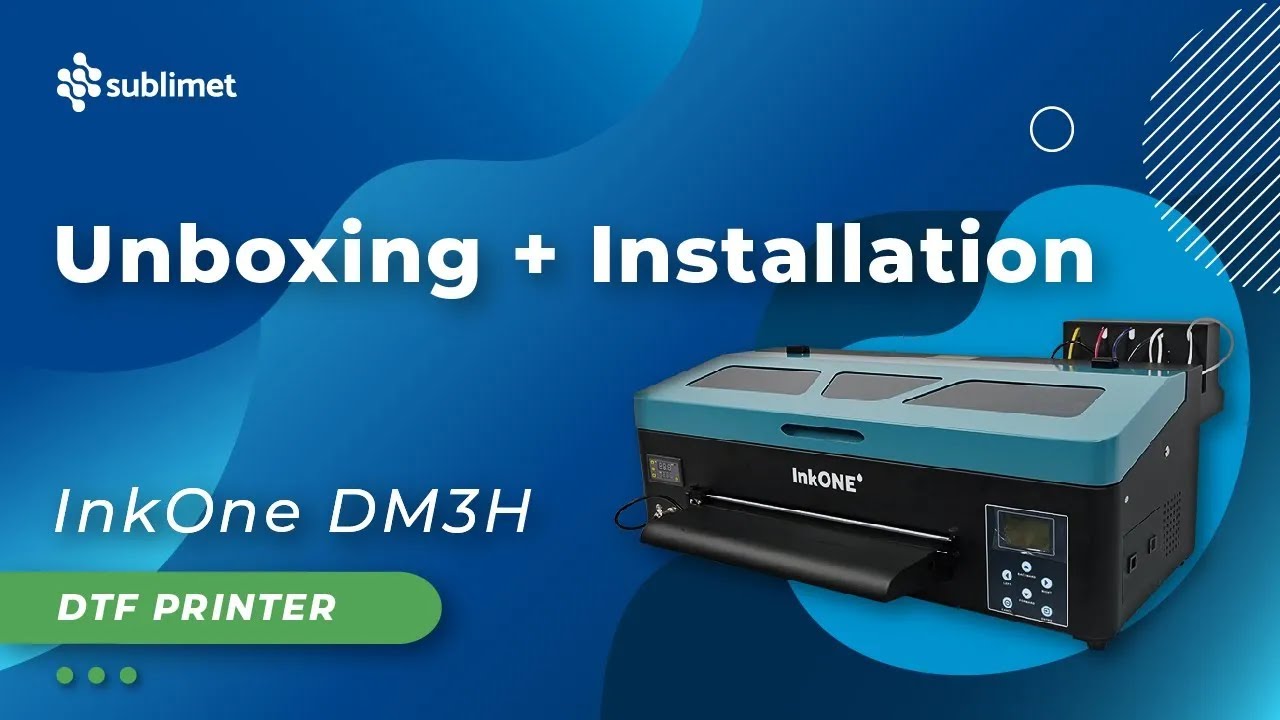 Unboxing and Complete Installation of the InkOne DM3H Printer - Step by Step