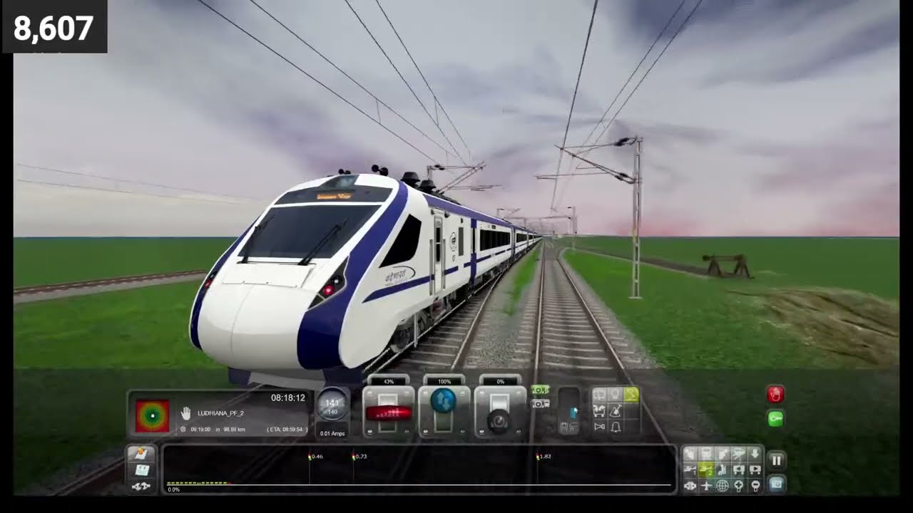 22439 NEW DELHI - SHRI MATA VAISHNO DEVI KATRA VANDE BHARAT EXPRESS IN TRAIN SIMULATOR CLASSIC