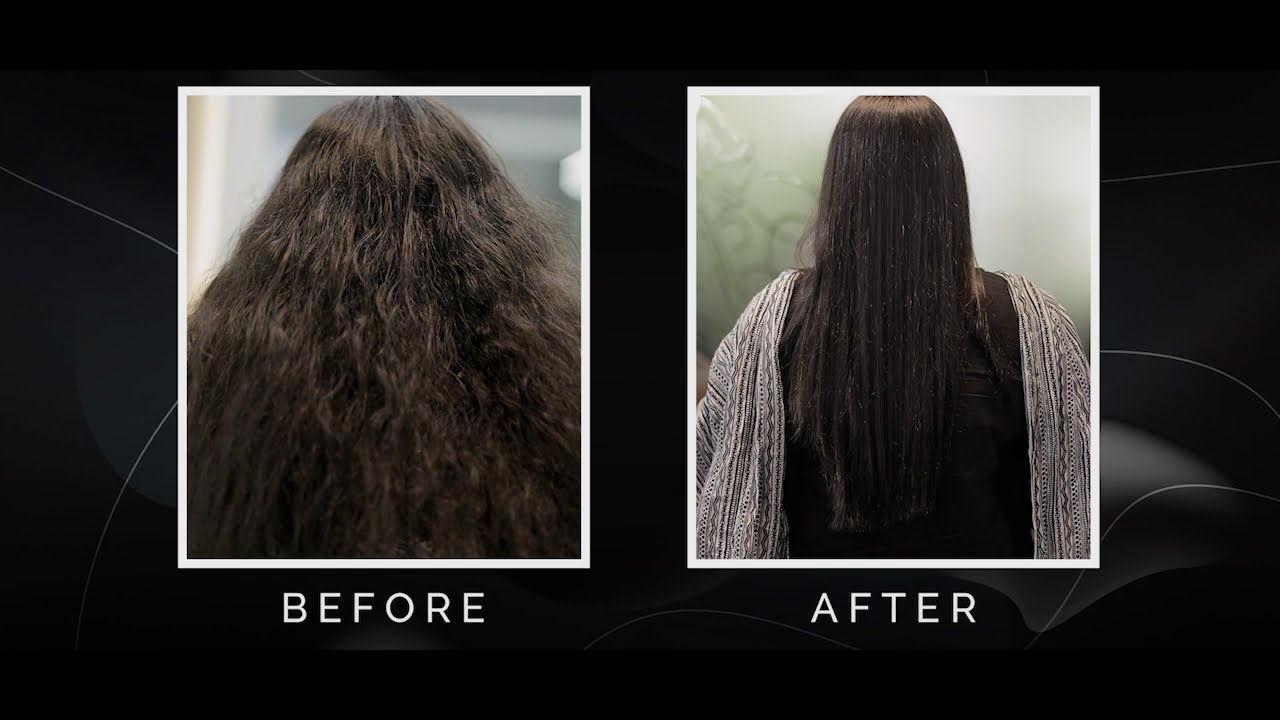 PERMANENT BLOW DRY. HAIR TEXTURE CHANGE TREATMENT. LE BEAUTE SALON & ACADEMY