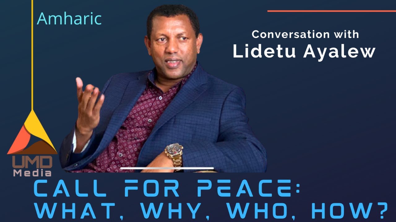 Conversation with Lidetu Ayalew on Call for Peace: what, why, who and how?