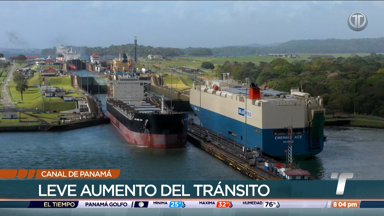 Canal de Panamá registra leve aumento de tránsitos por conflicto en Medio Oriente
