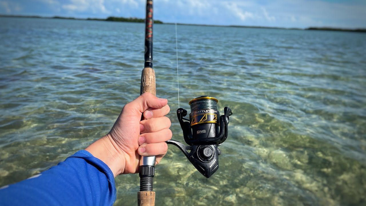 Fishing ULTRA CLEAR Flats for Whatever Bites! (Florida Keys Flats Fishing)