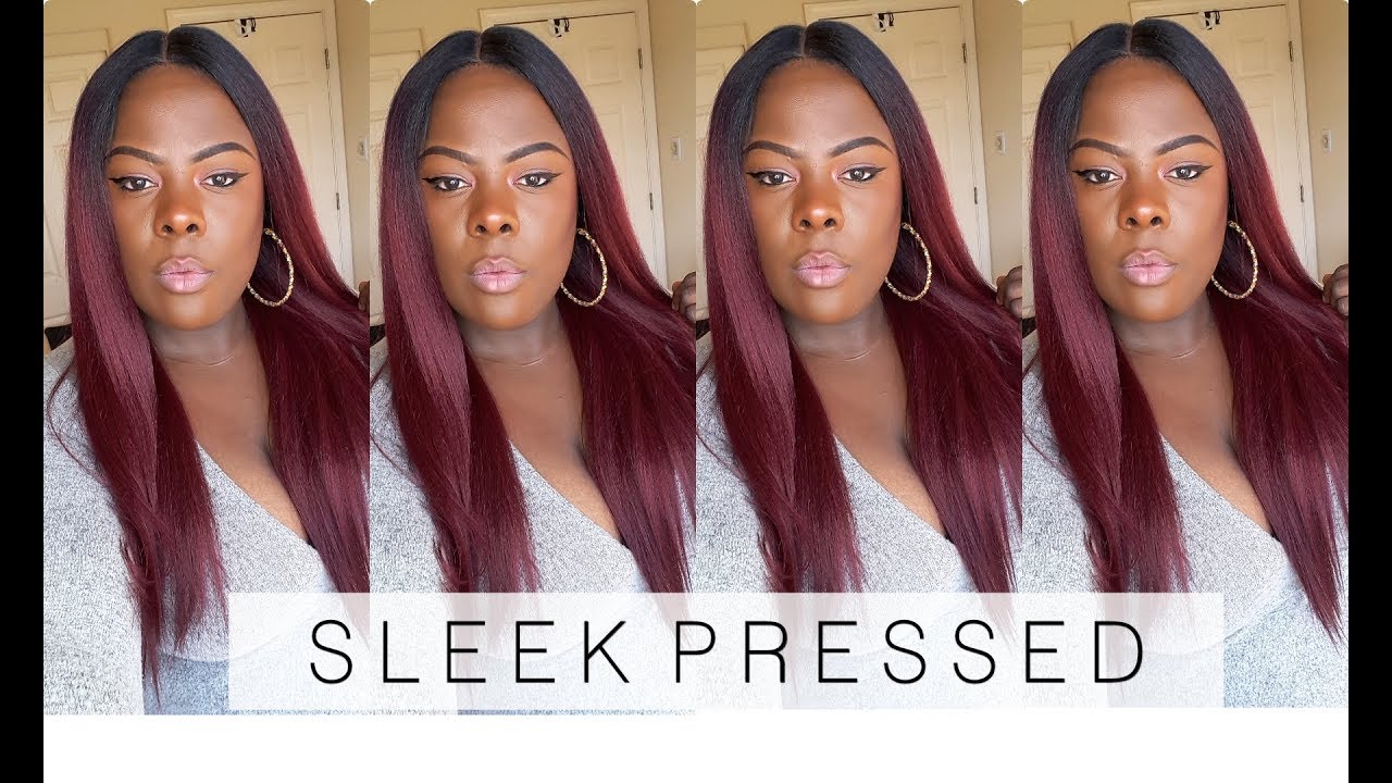 SLEEK STRAIGHT HAIR😍 || Outre SLEEKED PRESSED || DR425 || ft. BLACKHAIRSPRAY