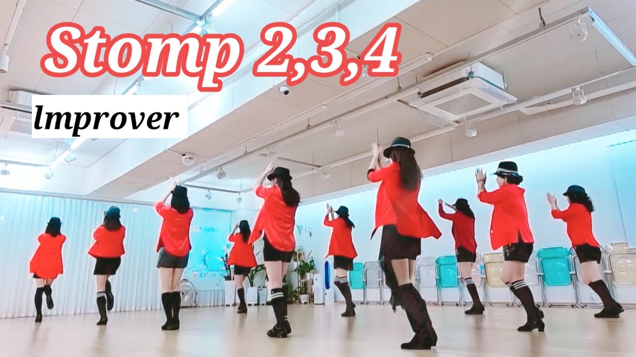 💃Танец Stomp 2, 3, 4 (линейный танец)/#Занятия для среднего уровня: пн, ср, пт 11:00-12:20/Студия...
