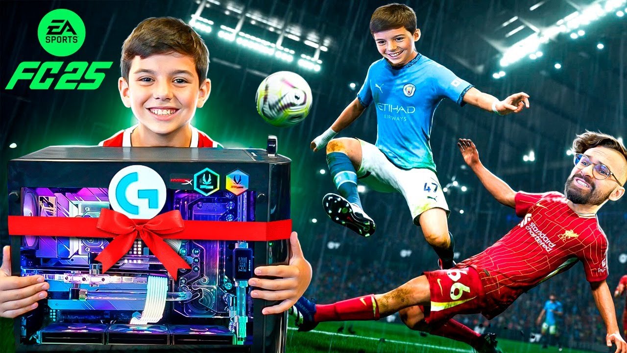 CRIANÇA PRO PLAYER no FIFA 2025 VALENDO UM PC GAMER😱 (emocionante) CLASH CUP 2