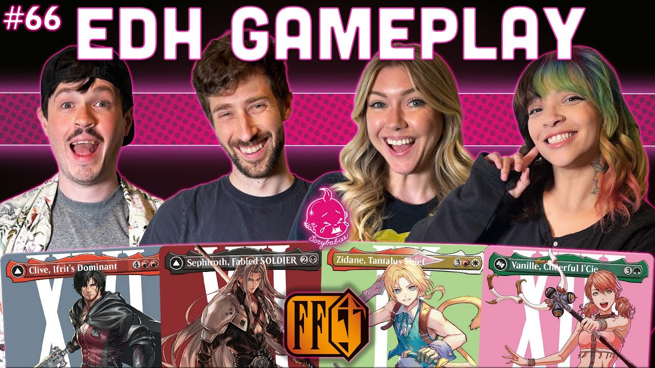 WHO'S THE BEST FINAL FANTASY COMMANDER?! Clive | Sephiroth | Zidane | Vanille | MTG EDH GAMEPLAY