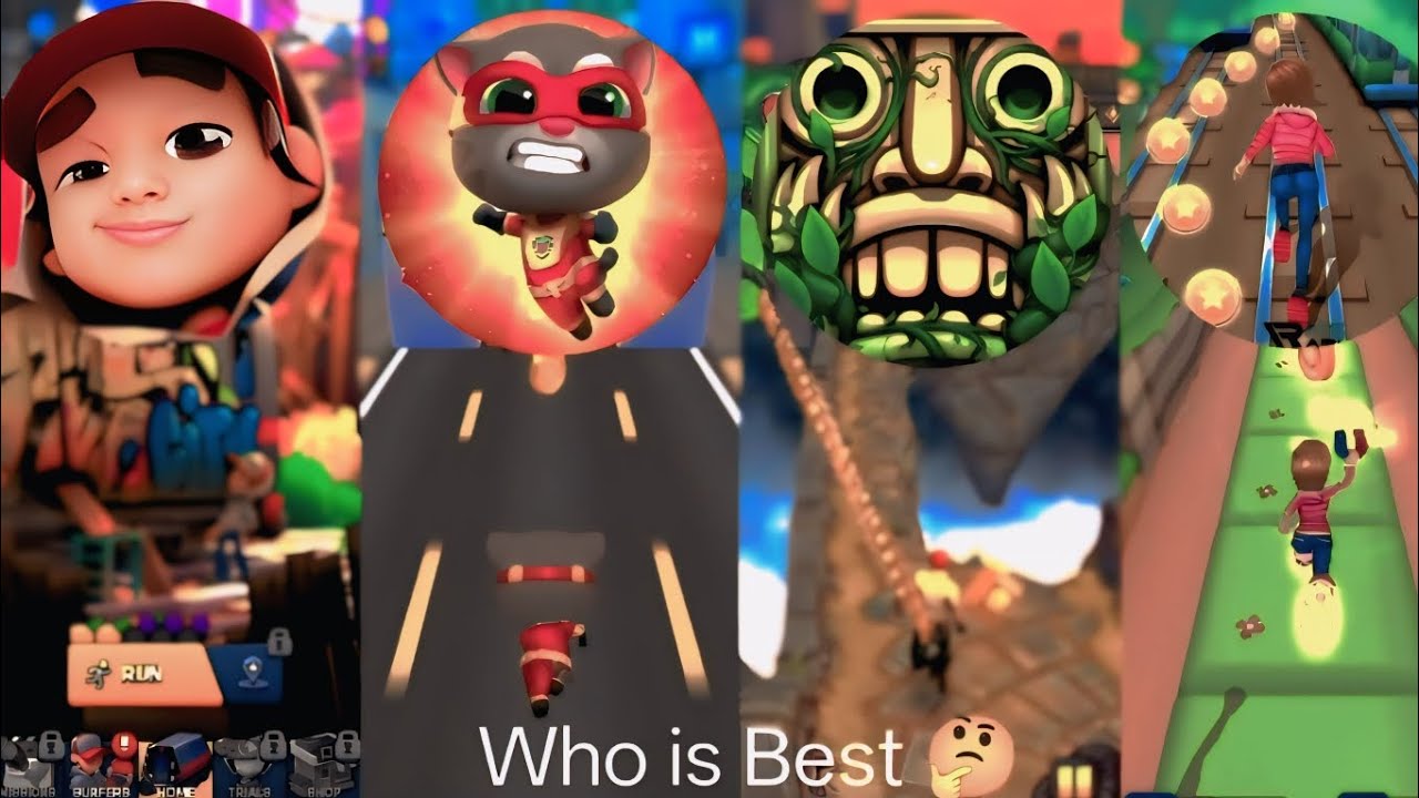 Subway City🆚 Tom Hero Dash 🆚 Tample Run 2 🆚subway princess runner 🆚 Subway Surfers 2 New Update 2026