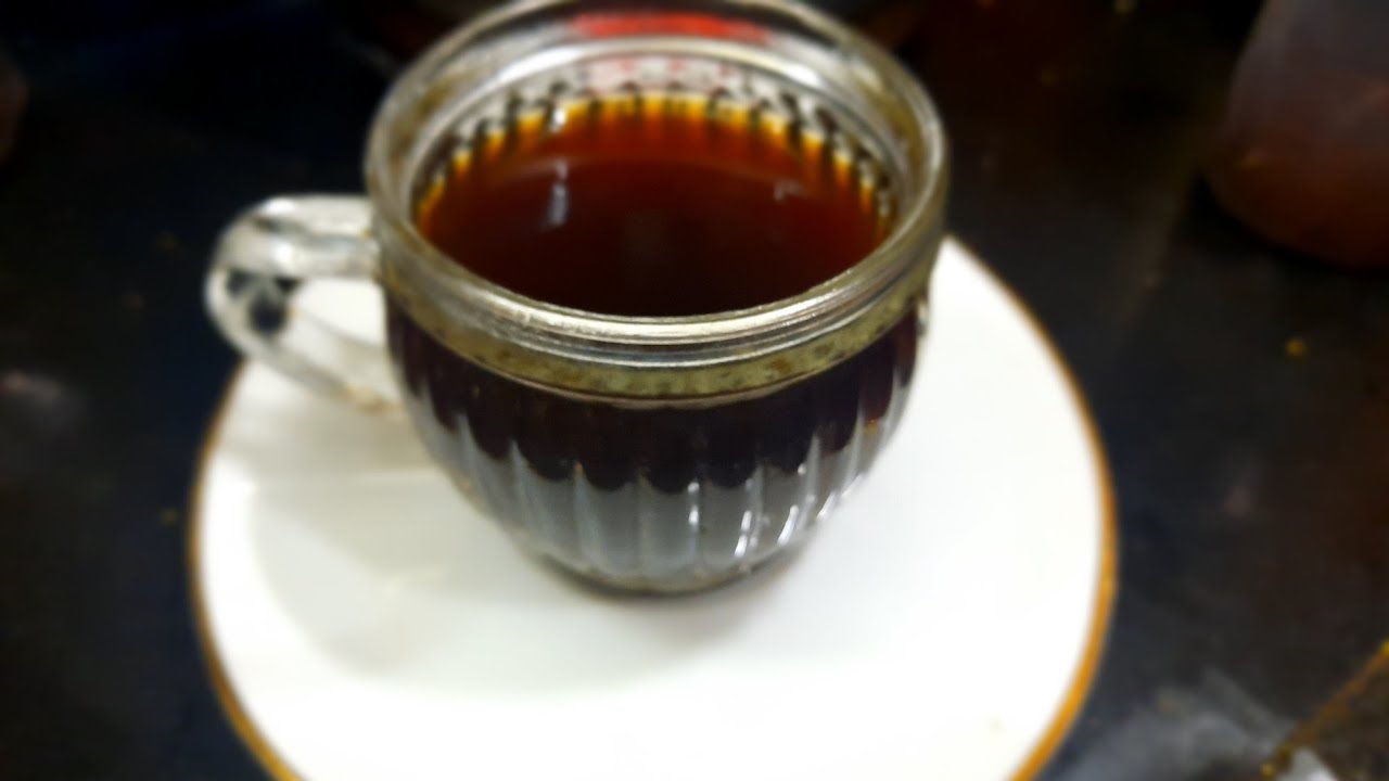Karupatti coffee | Palm jaggery coffee recipe | Black coffee