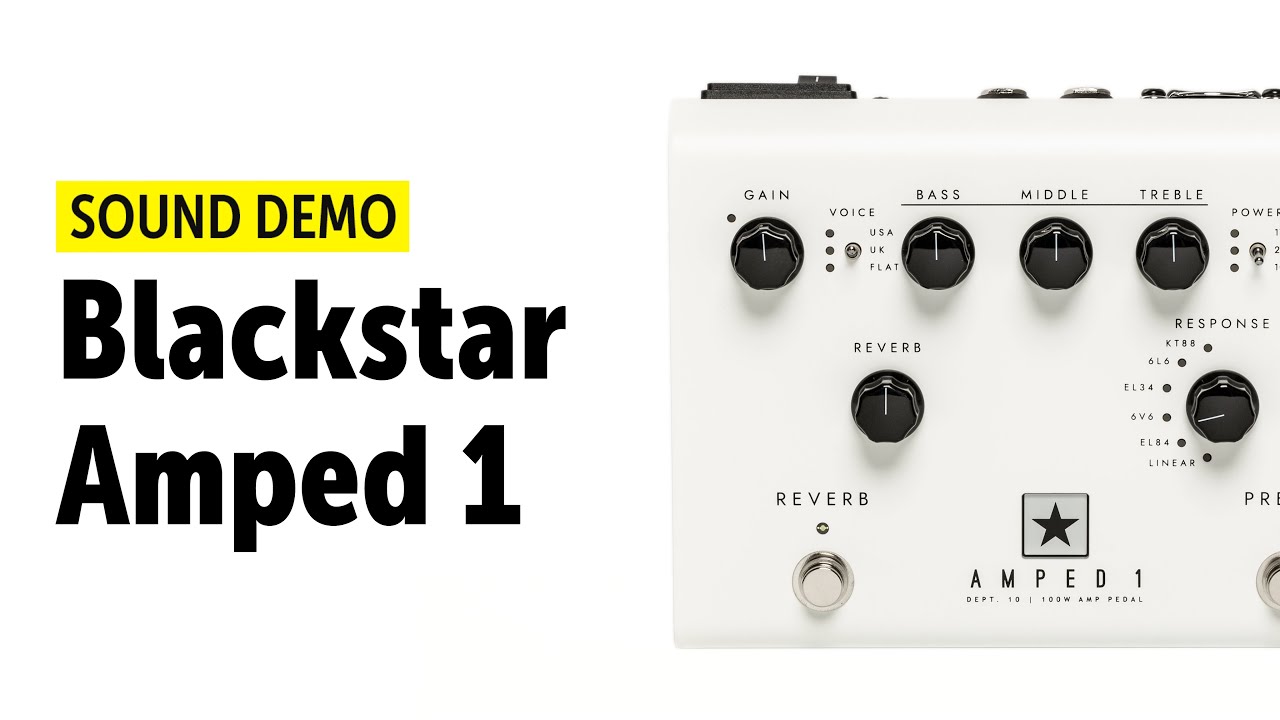 Blackstar Dept. 10 Amped 1 - Sound Demo (no talking)