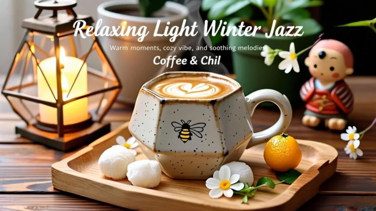 Happy Jazz Café ☕ Relaxing Light Winter Jazz,Smooth Bossa Nova & Instrumental Music for Work & Study