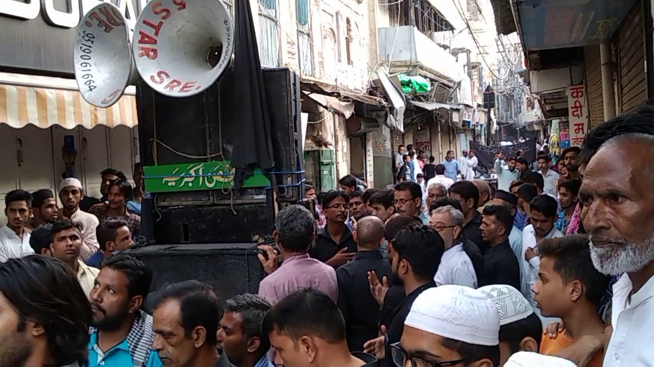 7 moharram 2018 saharanpur azadari nohakhwni seena zani noha by Anwar Abbas zaidi