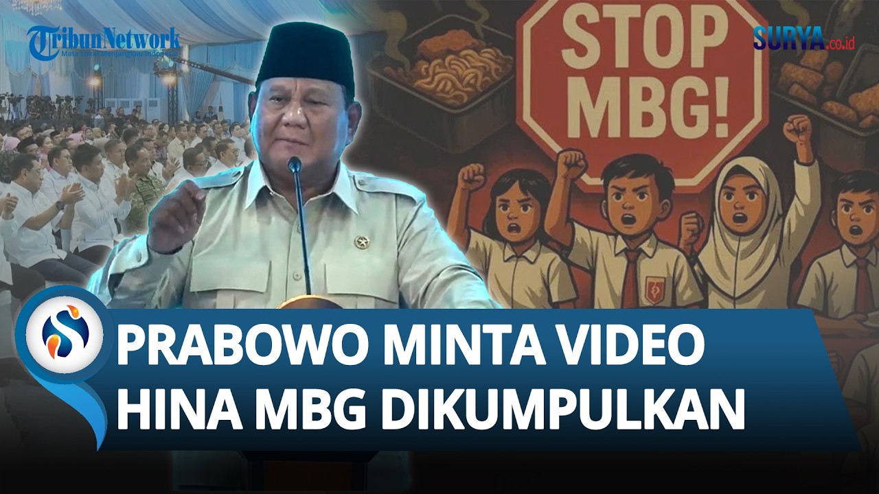PRABOWO KESAL! MBG Diejek Profesor & Diramal Pasti Gagal, Minta Kompilasi Video Hinaan Dikumpulkan