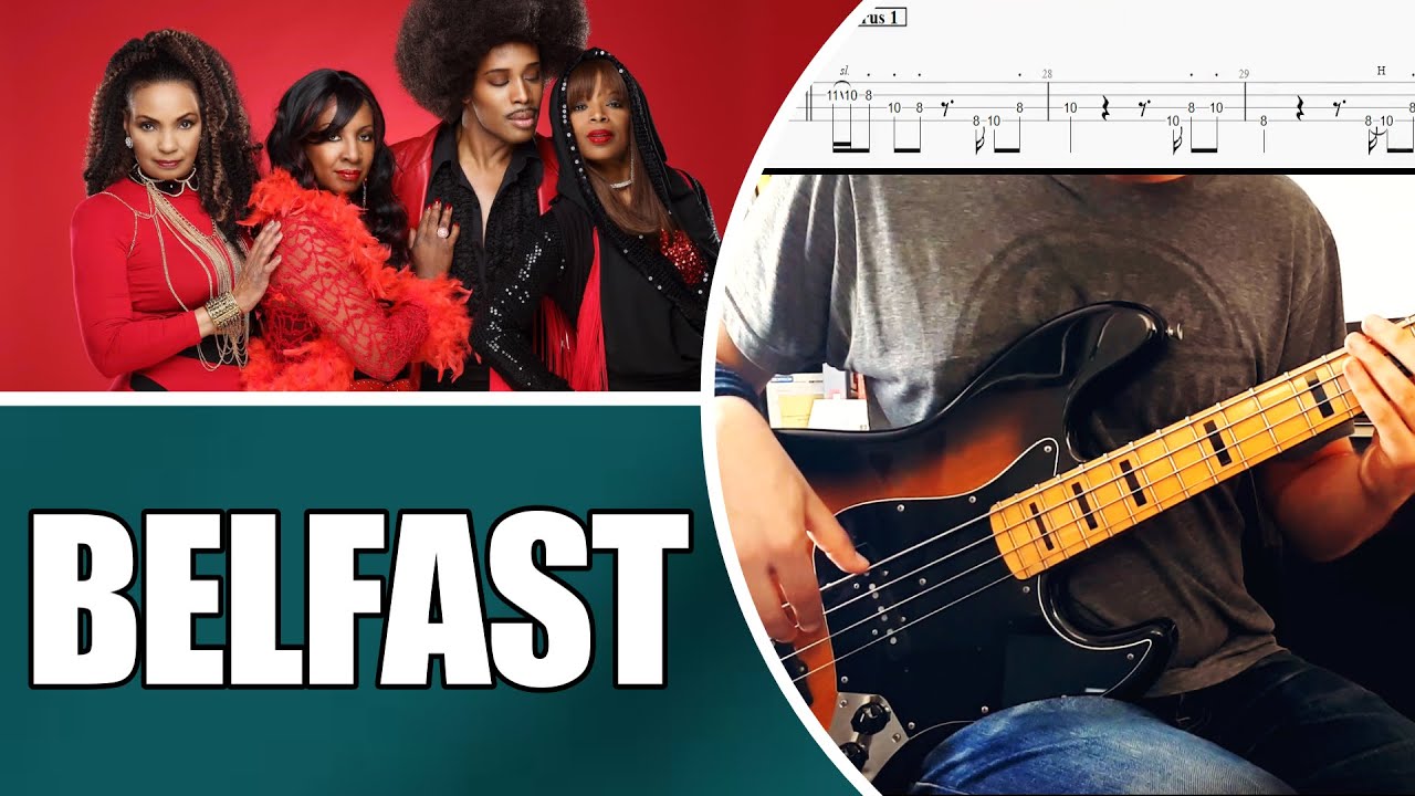 Belfast - Boney M. | Bass cover with tabs #28