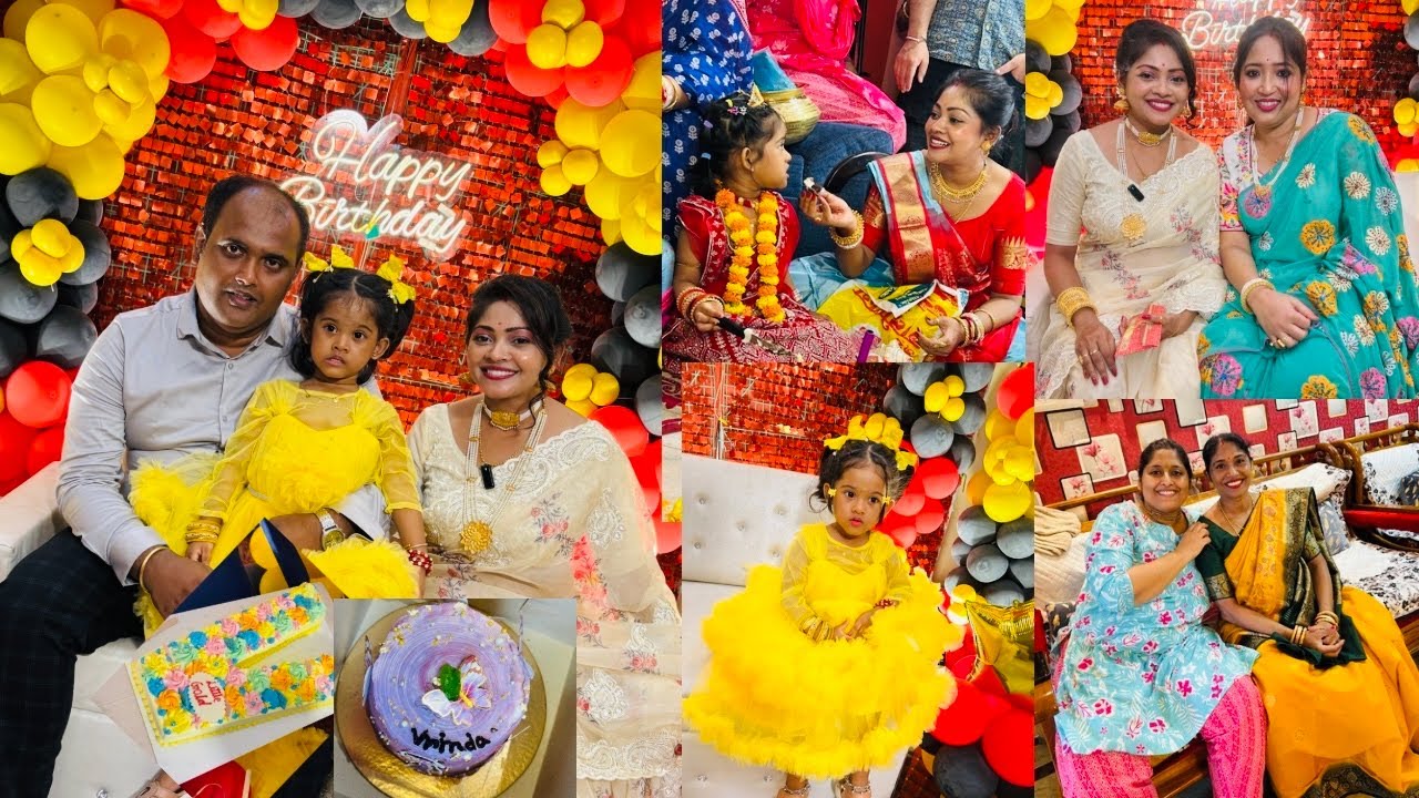 🧿লিটিল গোল্ডের জন্ম দিনের Grand সেলিব্রেশান🦋খাওয়া-দাওয়া মজা উৎসব মুখরিত দিন🌸