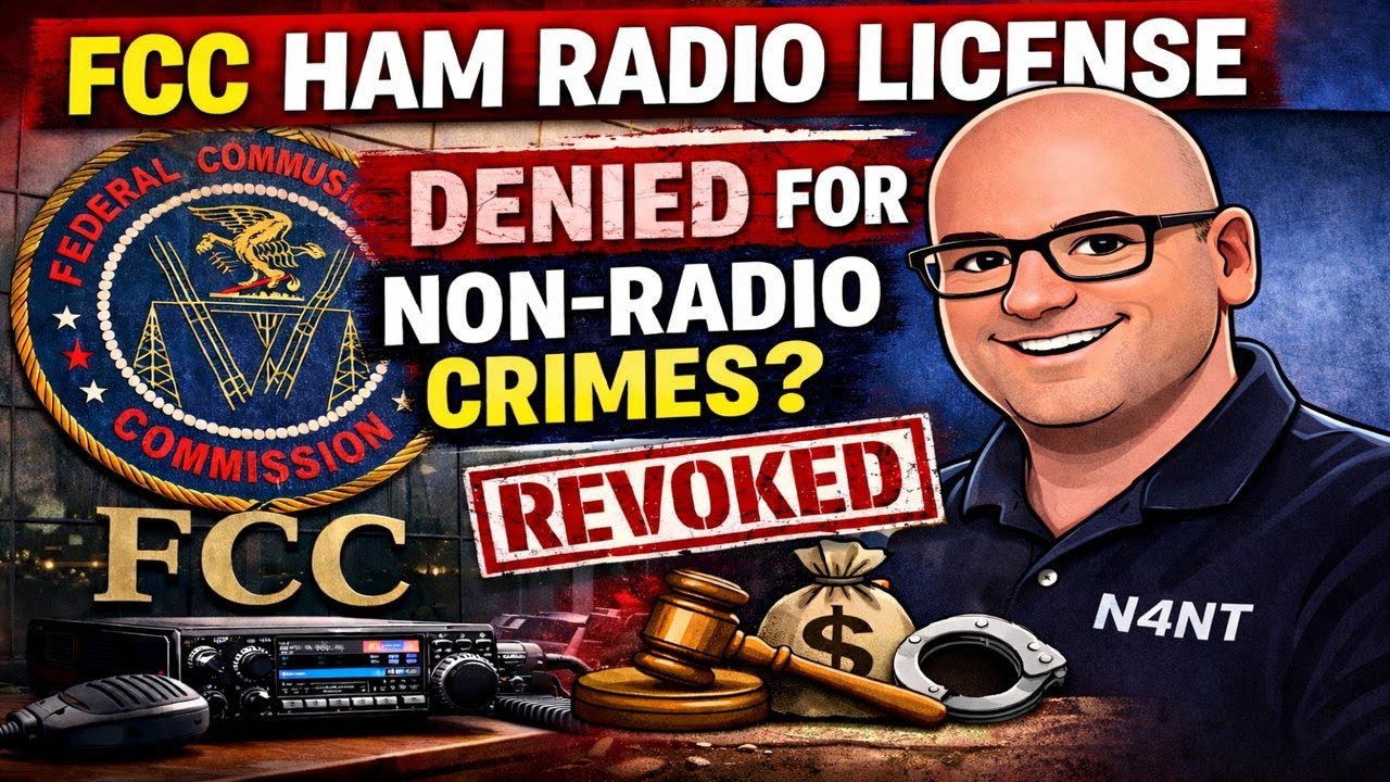 FCC Rules Explained: Non-Radio Crimes That Can Deny or Revoke a Ham Radio License