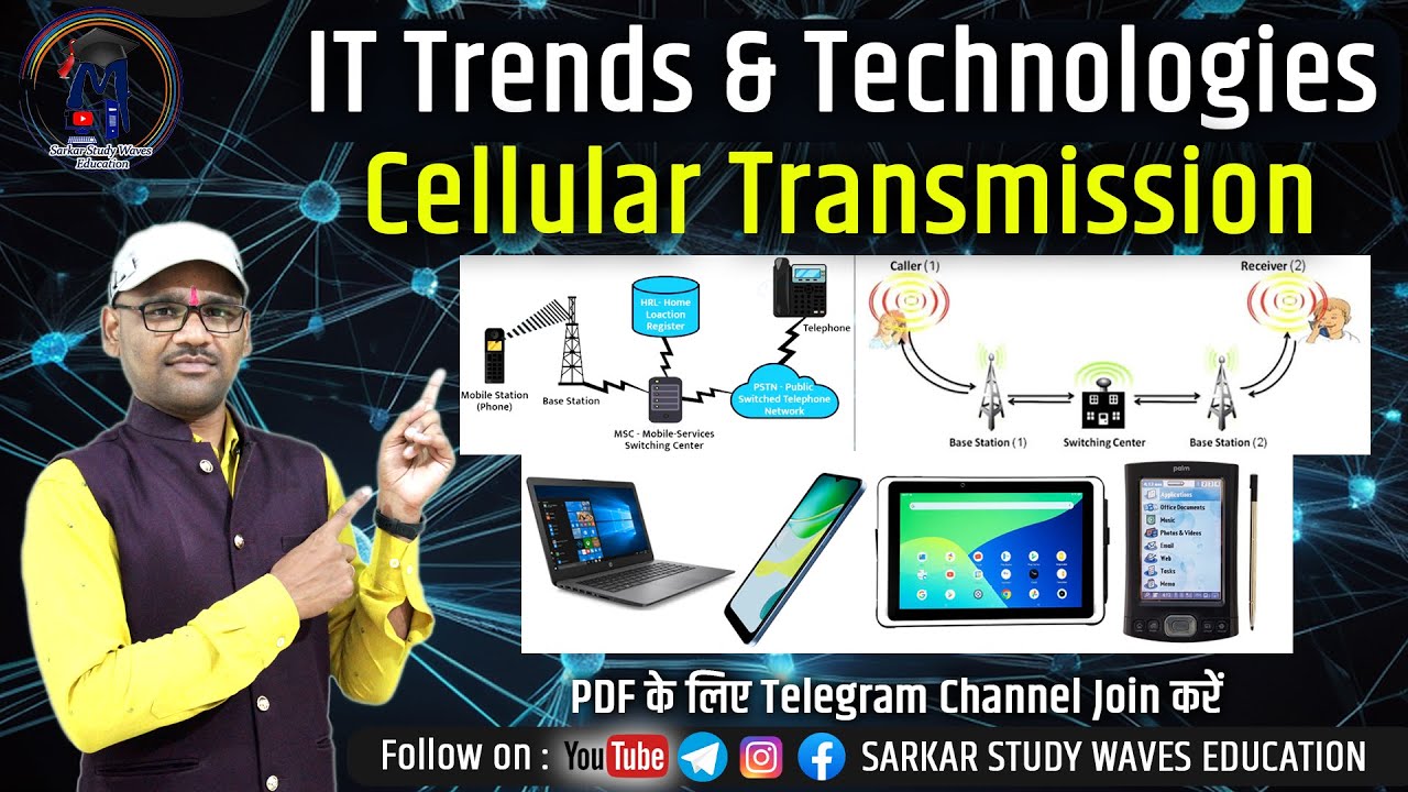 28 IT Trends Mobile Computing Concepts | Cellular Transmission | MTSO | PGDCA2 and DCA2 By Arvind
