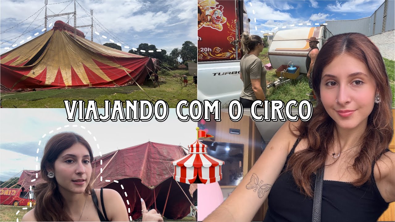 VLOG|| viajando com o circo da minha família 🎪 perrengues, viagem, cinema, família