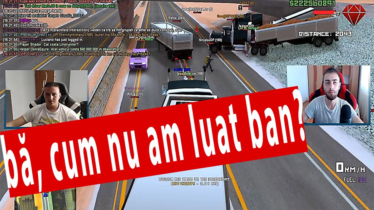 [SA:MP] MARE CONVOY PE SAMP ȘI CATERINCĂ CU TUDOR POLIȚIST PE ABUZ