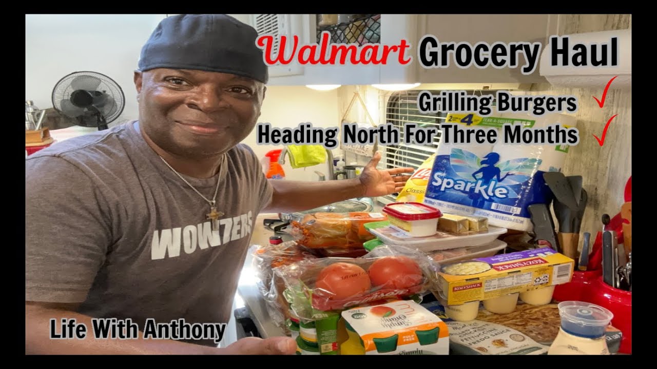 My Tiny RV Life: Walmart Grocery Haul | Mother Nature Gave Me A Challenge While Grilling Burgers