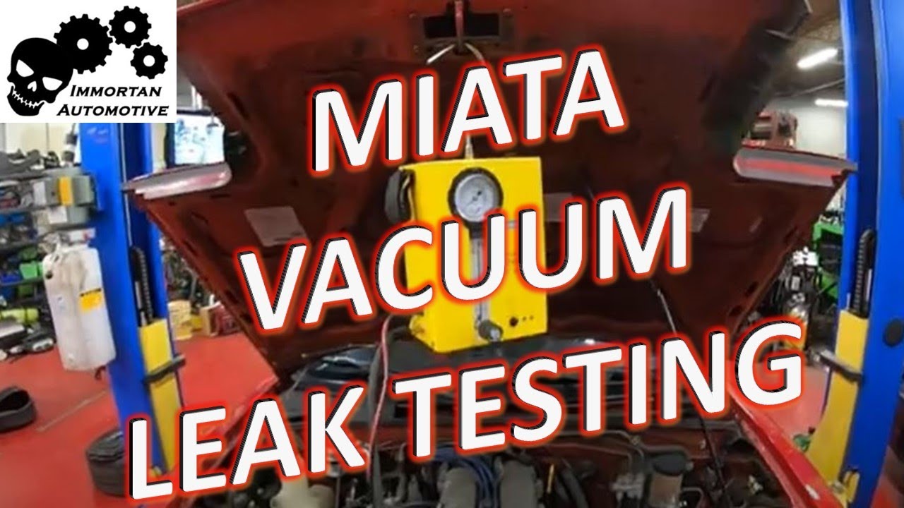 Miata Diagnosis: Vacuum Leak Testing