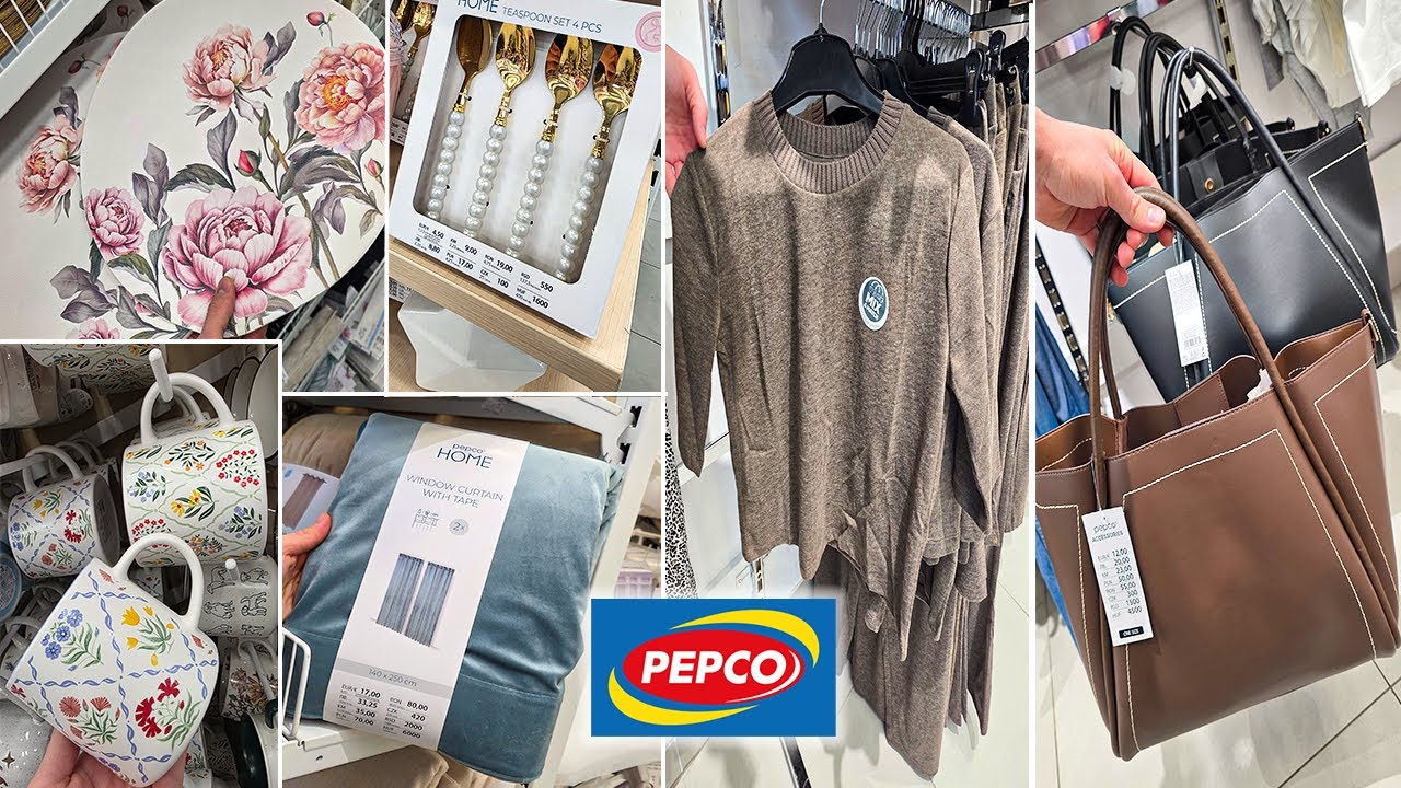 Новые товары PEPCO❗Женские сумки / Подставки под кружки / Кружки / Блузки 🤩 Синие шторы