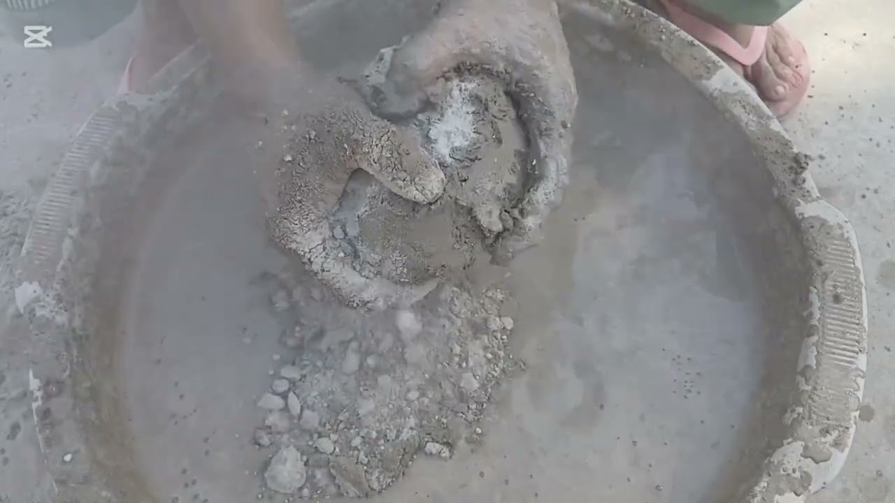 Gritty Ocean sand water crumbling in tube satisfying asmr #youtube #satisfying 