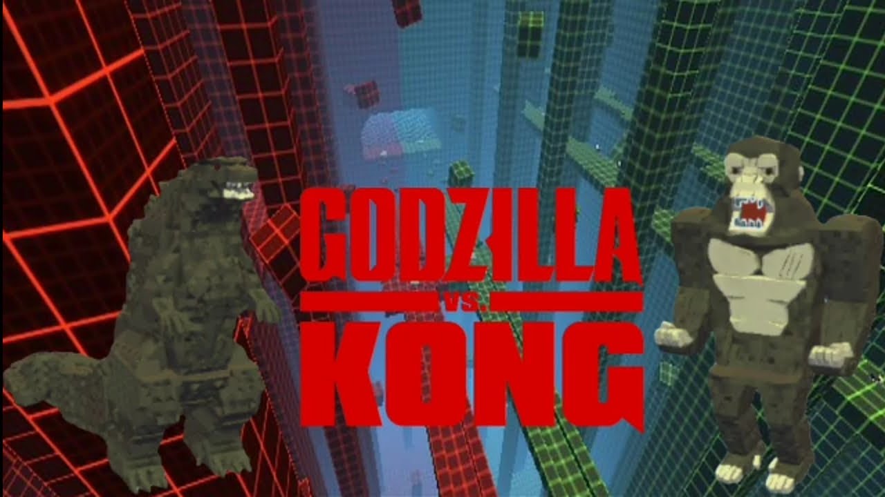 King Kong i Godzilla próbują przejść 2 player tron challenge (KoGaMa)