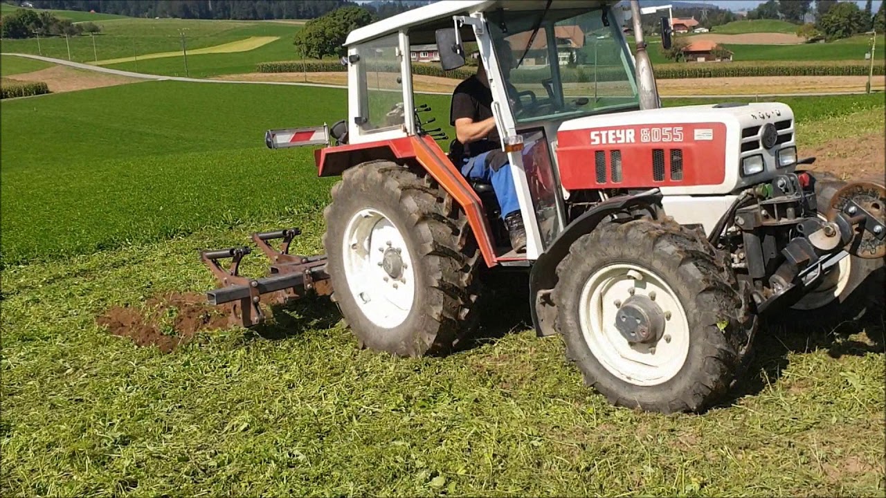 Bodenbearbeitung, Dammkultur mit Nonstop Steinsicherung, Dämme Ziehen, Hakenpflug