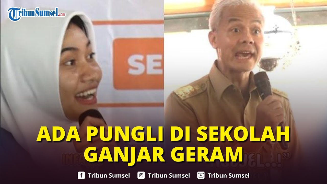 🔴Berani! Siswi Curhat Ada Pungli Berkedok Infak, Ganjar Pranowo Geram Copot Kepala SMKN 1 Sale