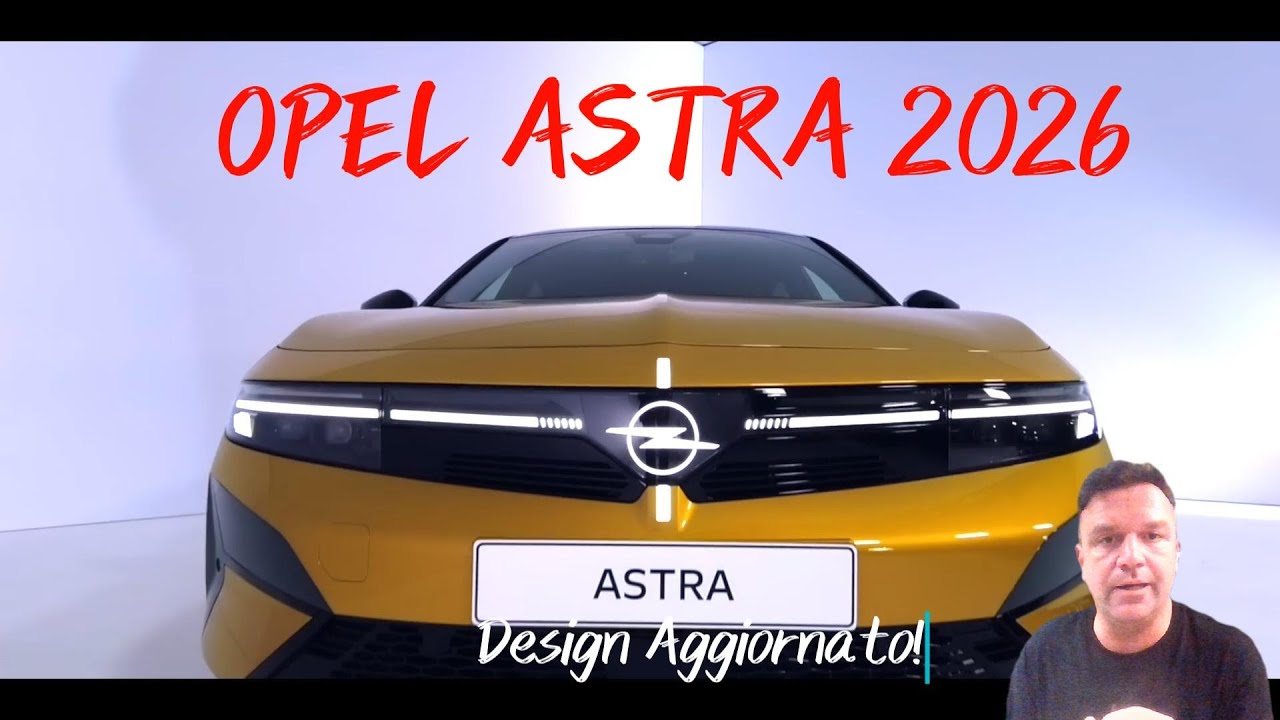 Opel Astra 2026 Restyling🔥😱 Nuovo frontale con Logo Illuminato e Interni migliorati.Ecco come cambia