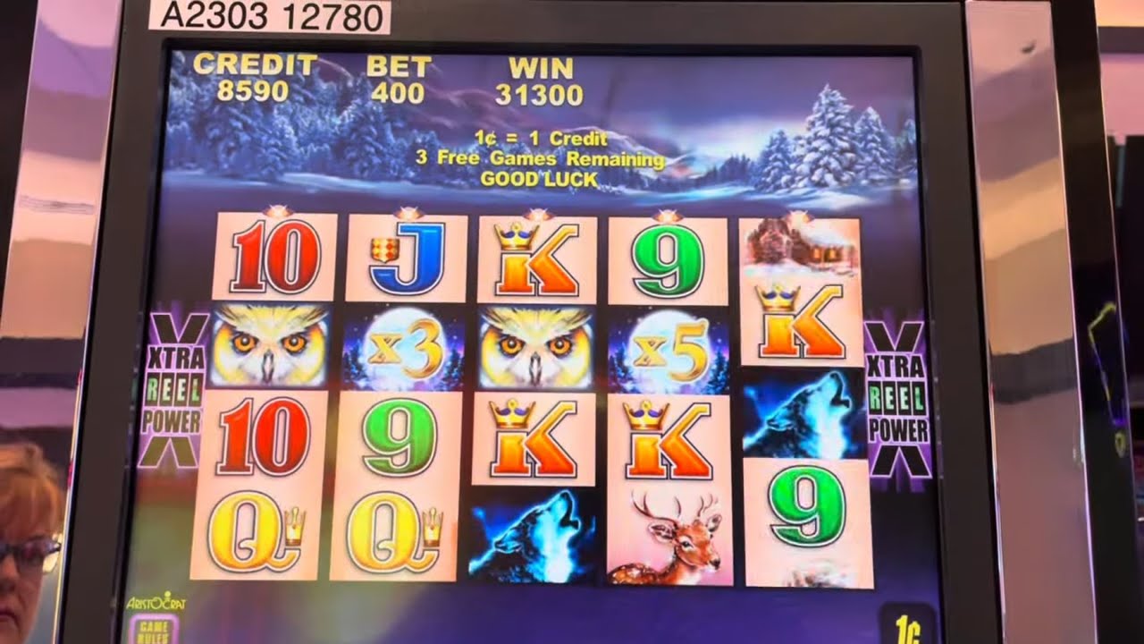 TimberWolf slot machine bonus Jackpot!