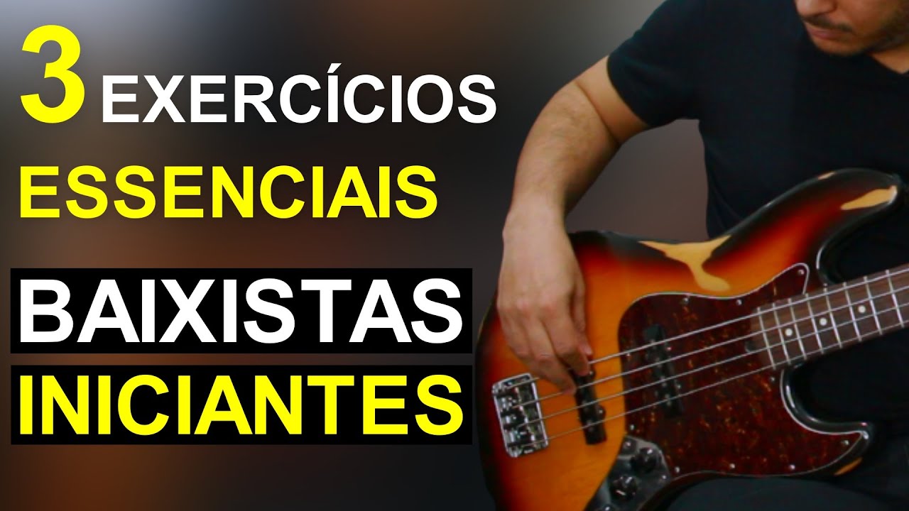 3 Exerc&iacute;cios ESSENCIAIS para Baixistas Iniciantes | Ryan Souza