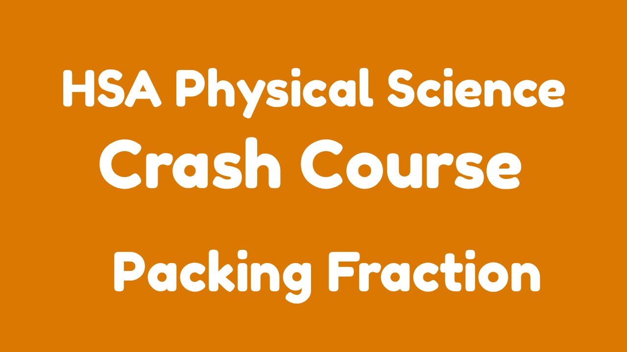 HSA Physical Science online coaching|Module 4|Packing fraction|kerala PSC
