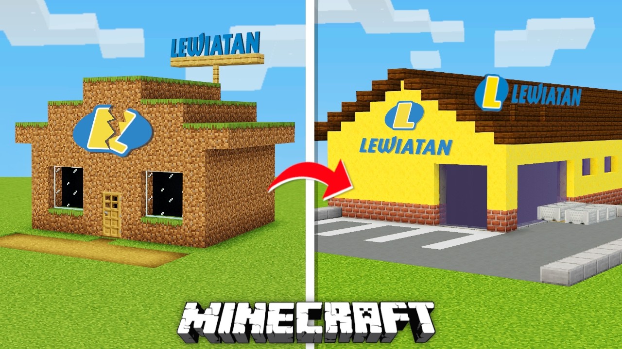 Poprosiłem 10 LOSOWYCH OS&Oacute;B aby zbudowali LEWIATAN w MINECRAFT!