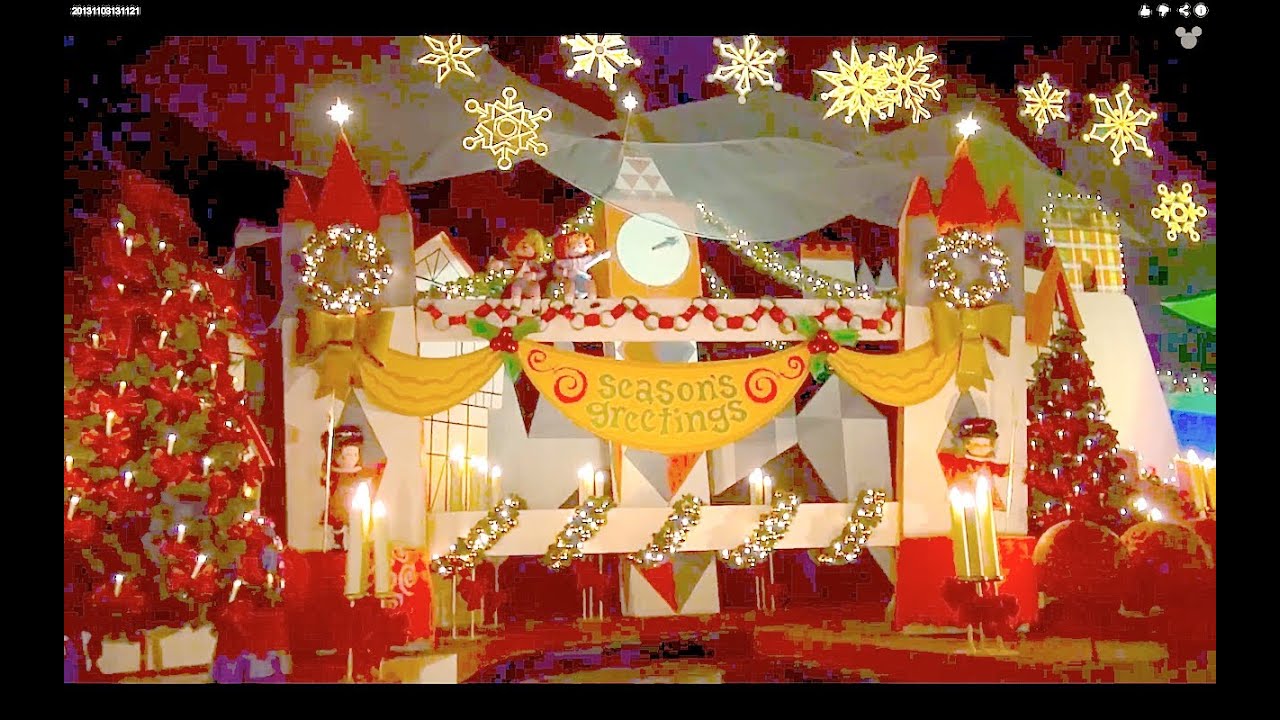 【クリスマス2013】イッツ・ア・スモールワールド（TDL）